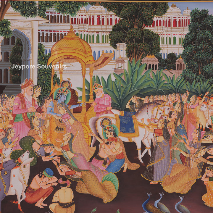 Radha Krishna Celebrating Festival Gopi&