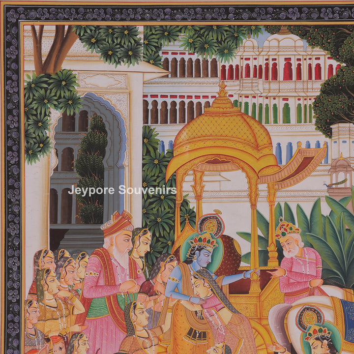 Radha Krishna Celebrating Festival Gopi&