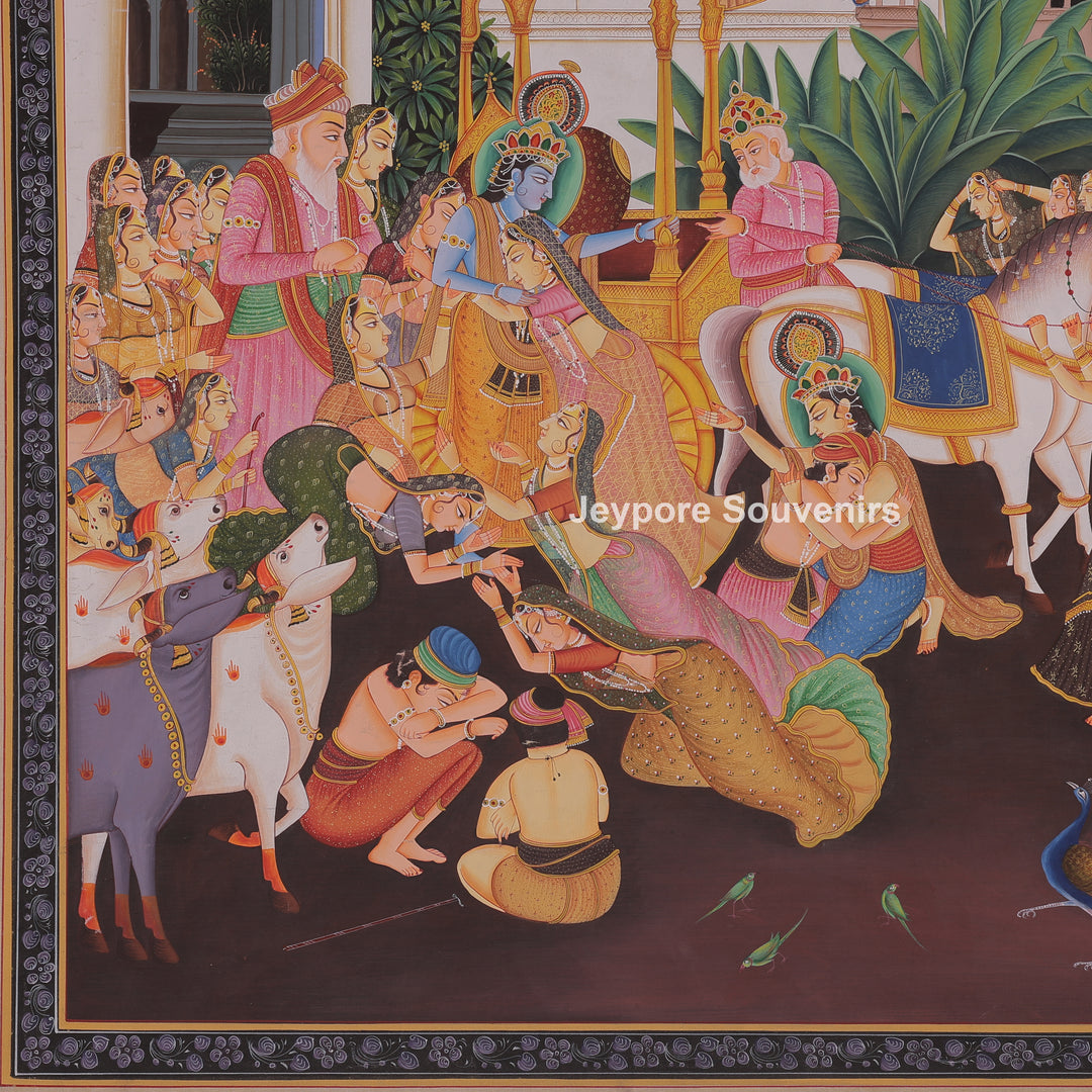 Radha Krishna Celebrating Festival Gopi&