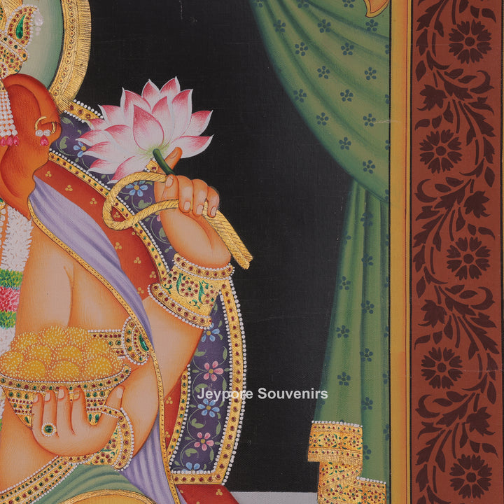 Lord Ganesha Giving Blessings - Painting