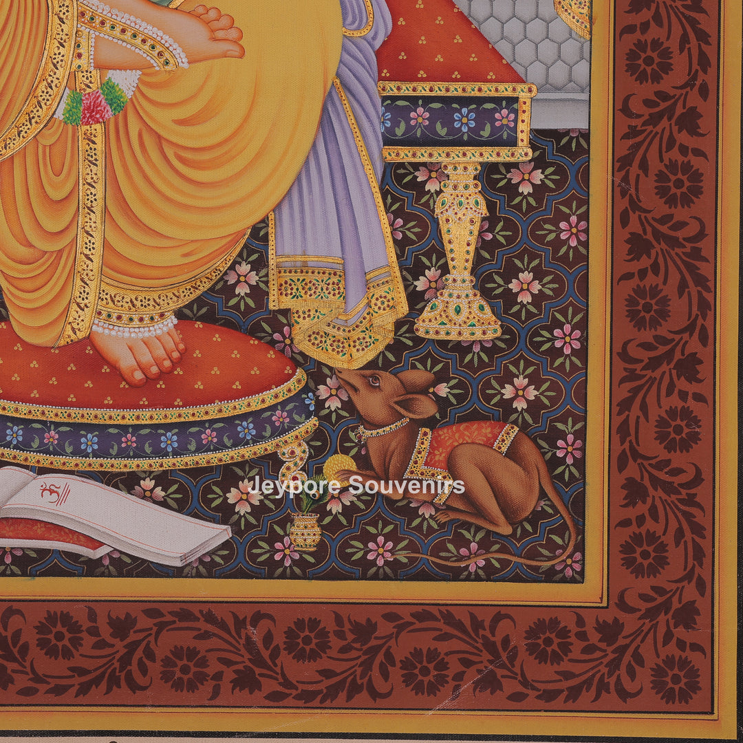 Lord Ganesha Giving Blessings - Painting