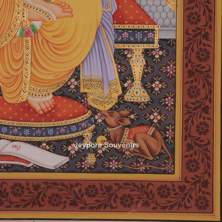Lord Ganesha Giving Blessings - Painting