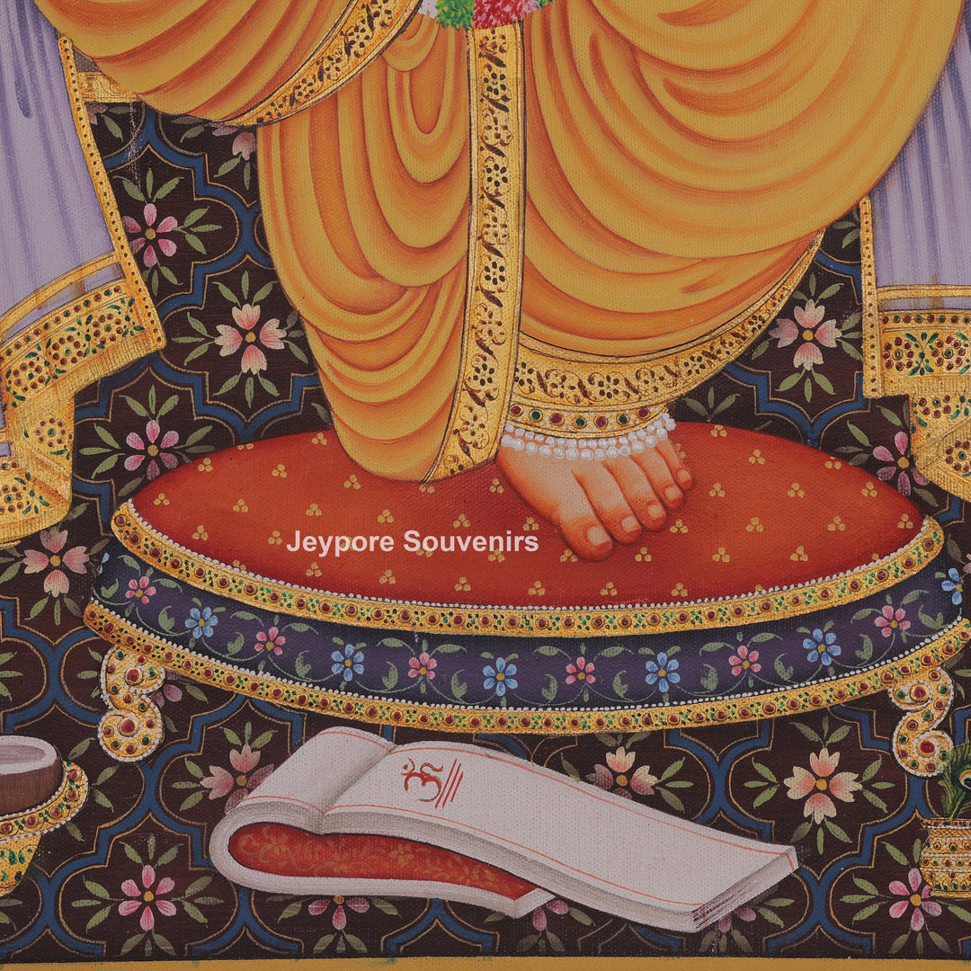 Lord Ganesha Giving Blessings - Painting