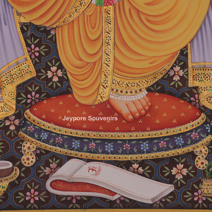 Lord Ganesha Giving Blessings - Painting
