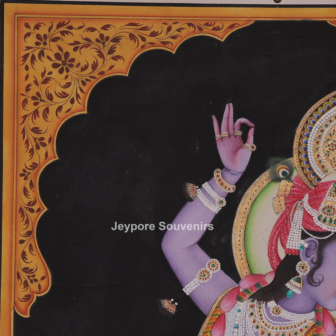 Krishna Dance Traditional Dress - Painting