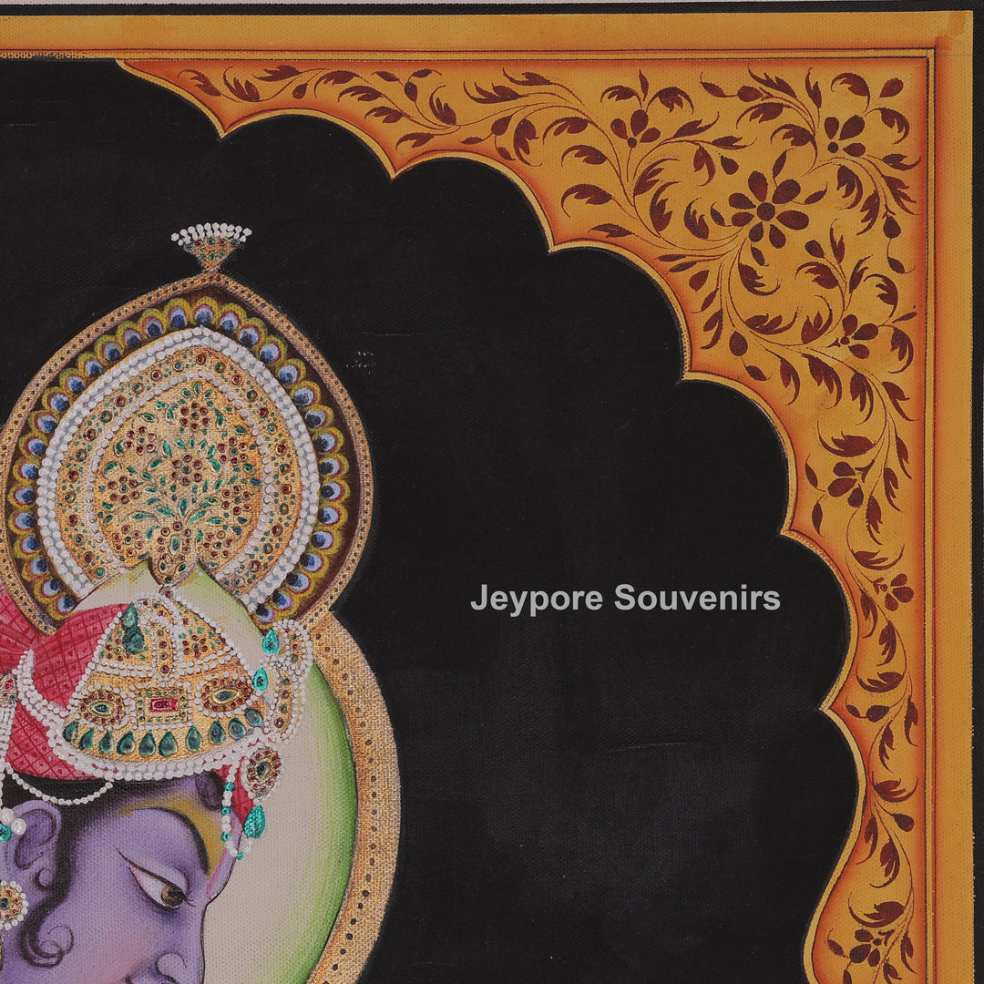 Krishna Dance Traditional Dress - Painting