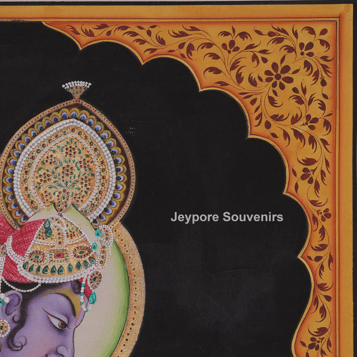 Krishna Dance Traditional Dress - Painting