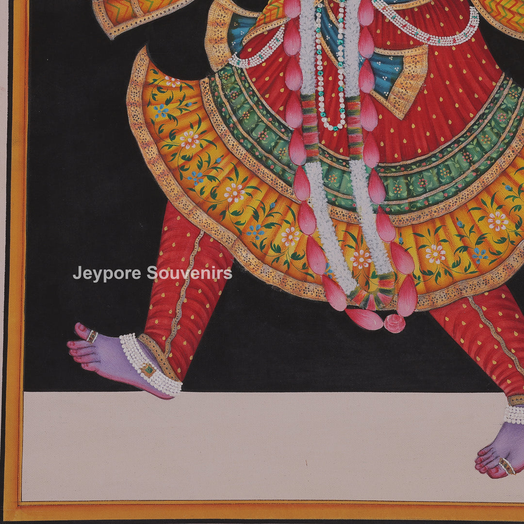 Krishna Dance Traditional Dress - Painting