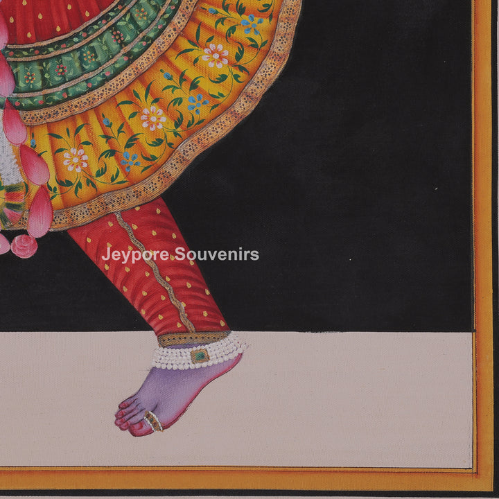 Krishna Dance Traditional Dress - Painting