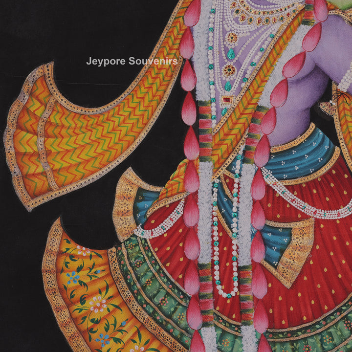 Krishna Dance Traditional Dress - Painting