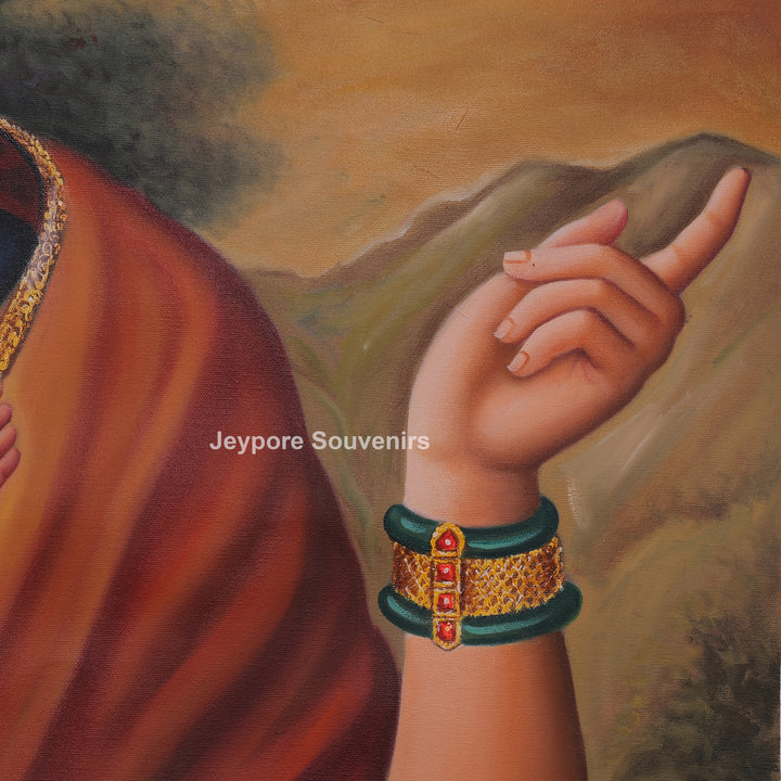 Yashoda with Baby Krishna – A Historical Painting