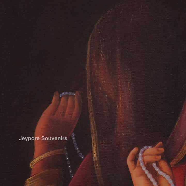 Women Dressed In Beautiful Traditional Clothes - Painting