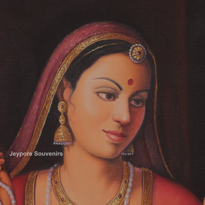 Women Dressed In Beautiful Traditional Clothes - Painting