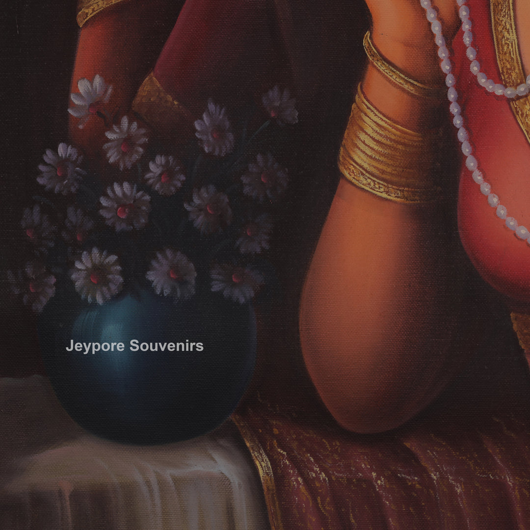 Women Dressed In Beautiful Traditional Clothes - Painting