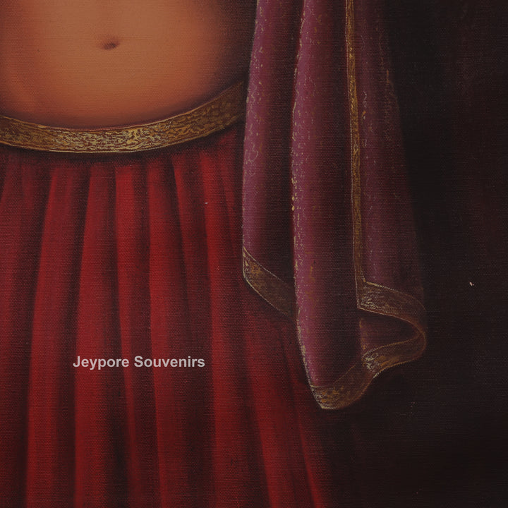 Women Dressed In Beautiful Traditional Clothes - Painting