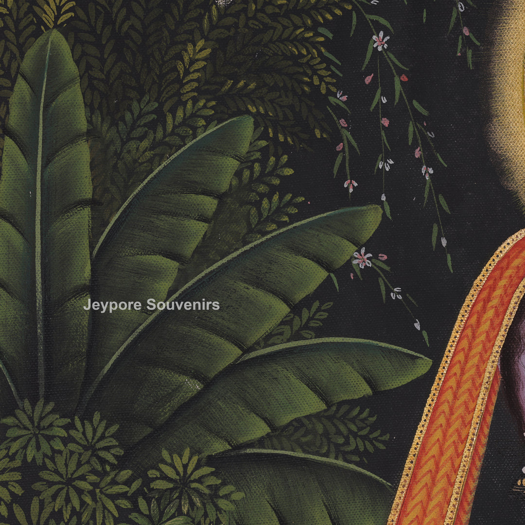 Radha Krishna Love Scene- Pichwai Painting