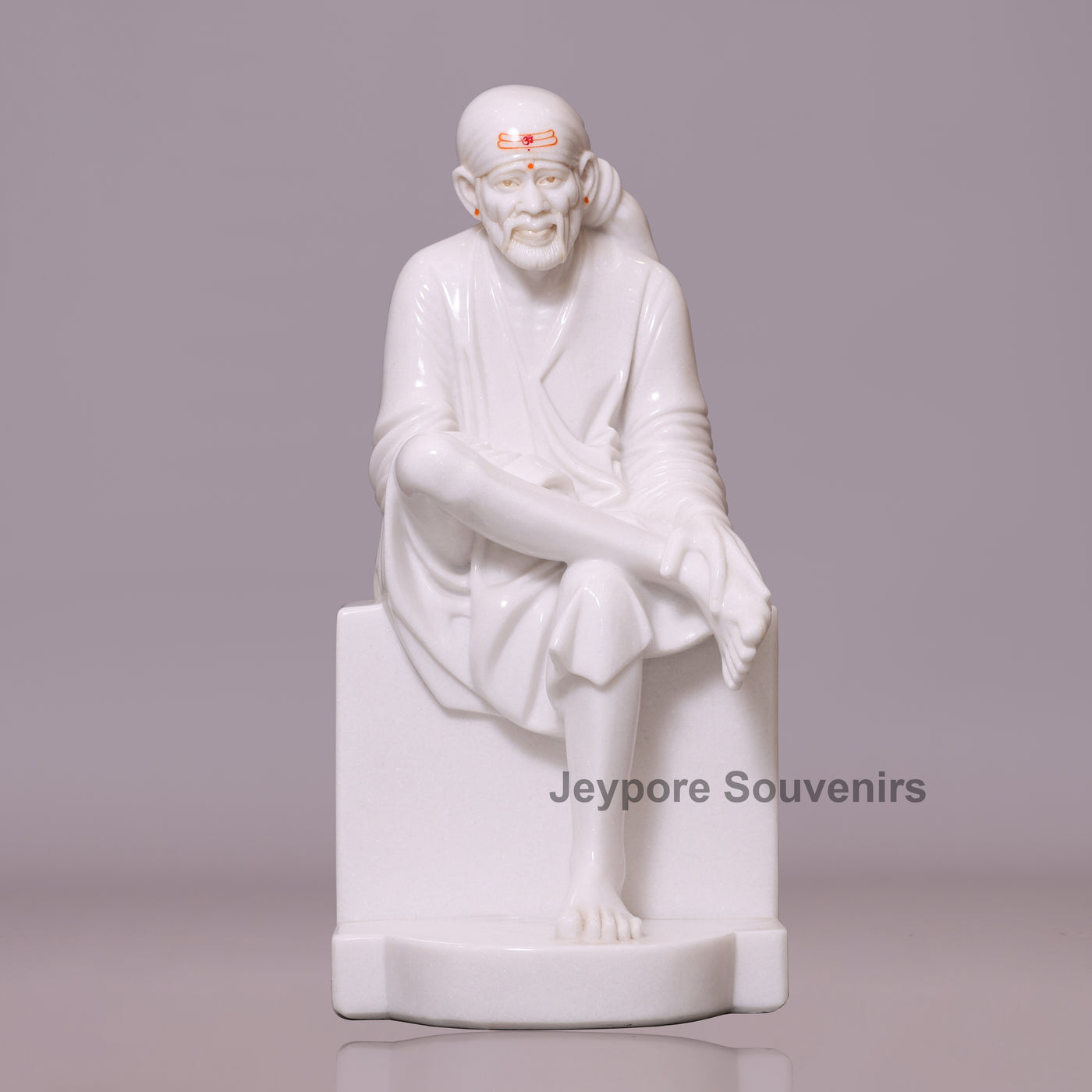 Sai baba marble statue