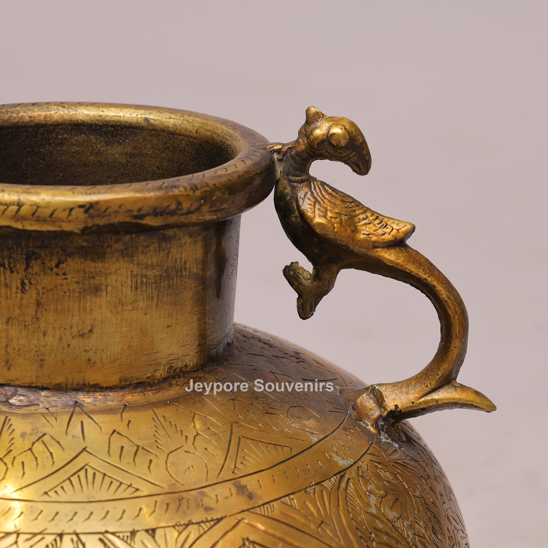Traditional Brass Decorative Planter for Luxury Home Decor