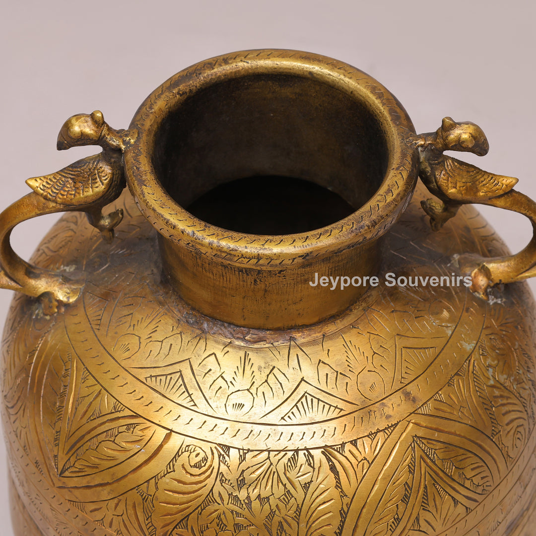 Traditional Brass Decorative Planter for Luxury Home Decor