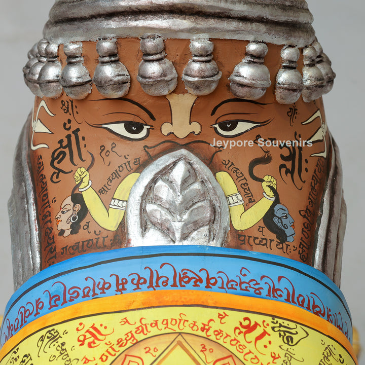 Hand-Carved Sacred Temple Ram Sculpture