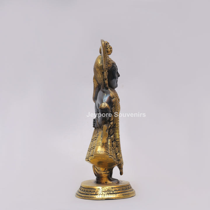 Handcrafted Brass Shrinathji Statue