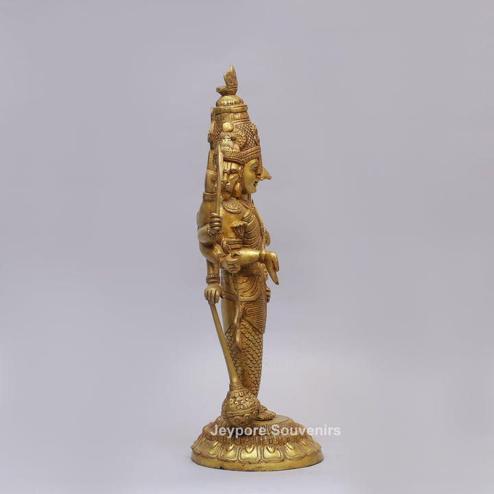 Handcrafted Brass Lord Vishnu Dashavatar Idol