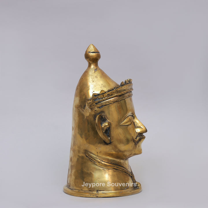 Handcrafted Brass Lord Shiva Mukhalingam Sculpture