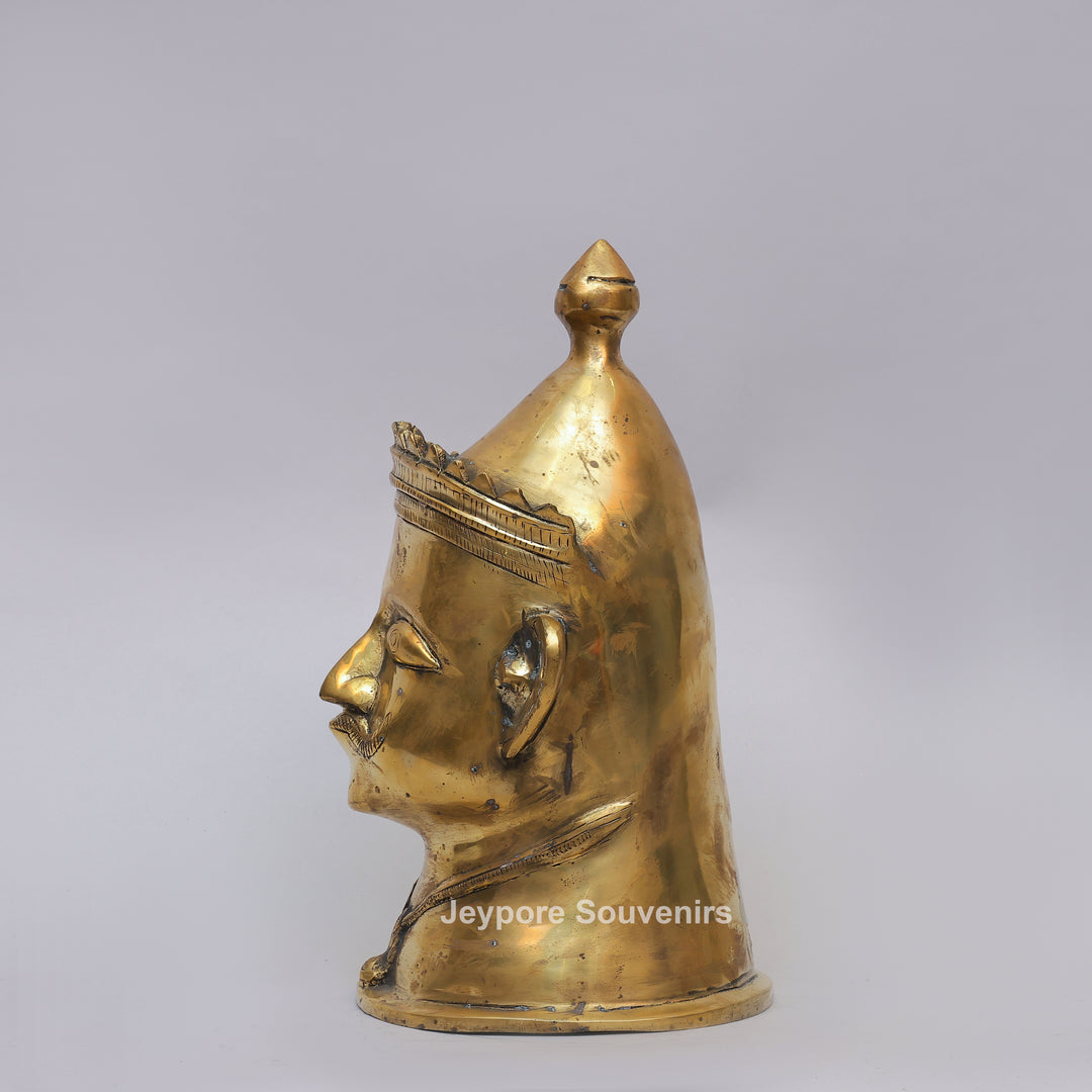 Handcrafted Brass Lord Shiva Mukhalingam Sculpture