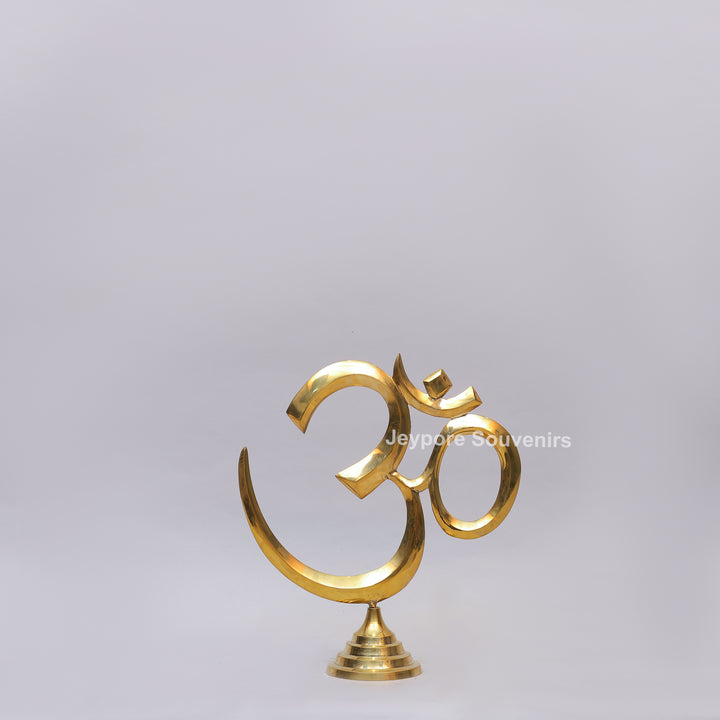 Brass Om Symbol Decorative Idol – Spiritual Home Décor