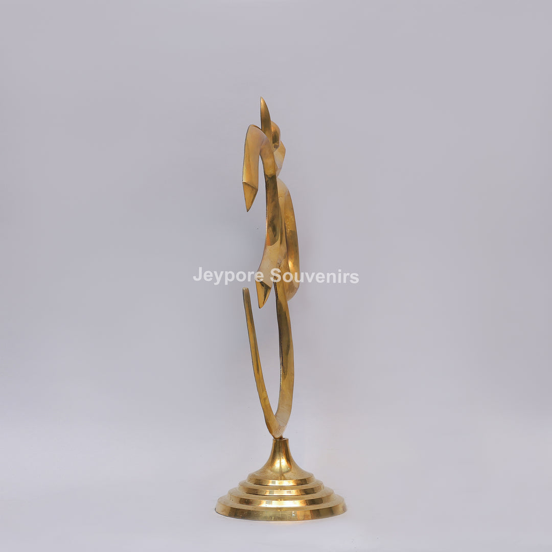 Brass Om Symbol Decorative Idol – Spiritual Home Décor