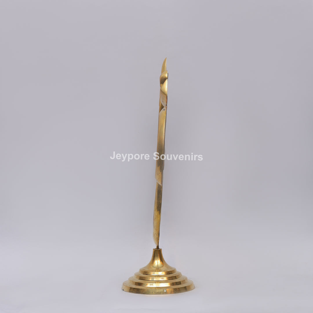 Brass Om Symbol Decorative Idol – Spiritual Home Décor