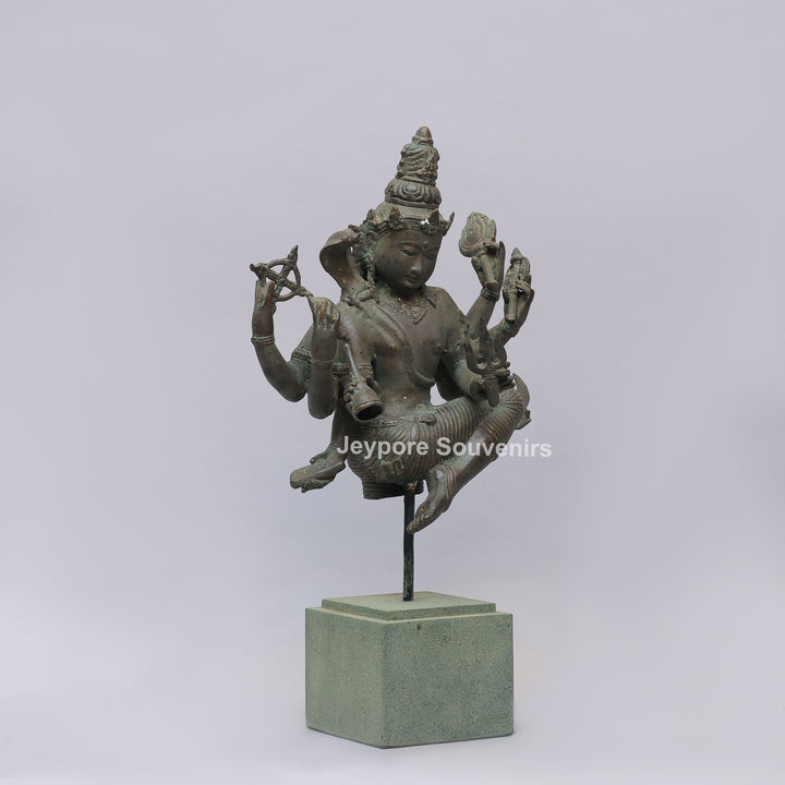 Handcrafted Dancing Brass Shiva Sculpture