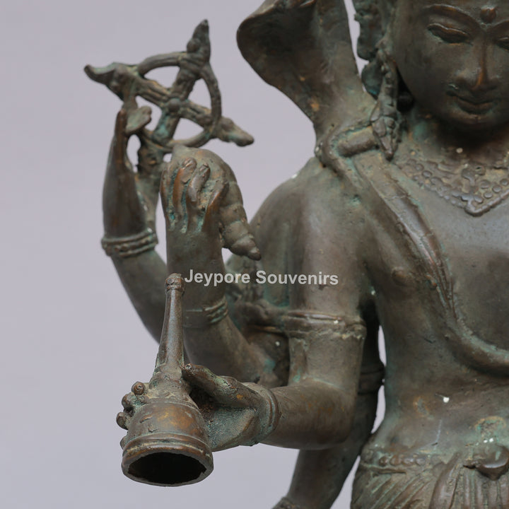 Handcrafted Dancing Brass Shiva Sculpture