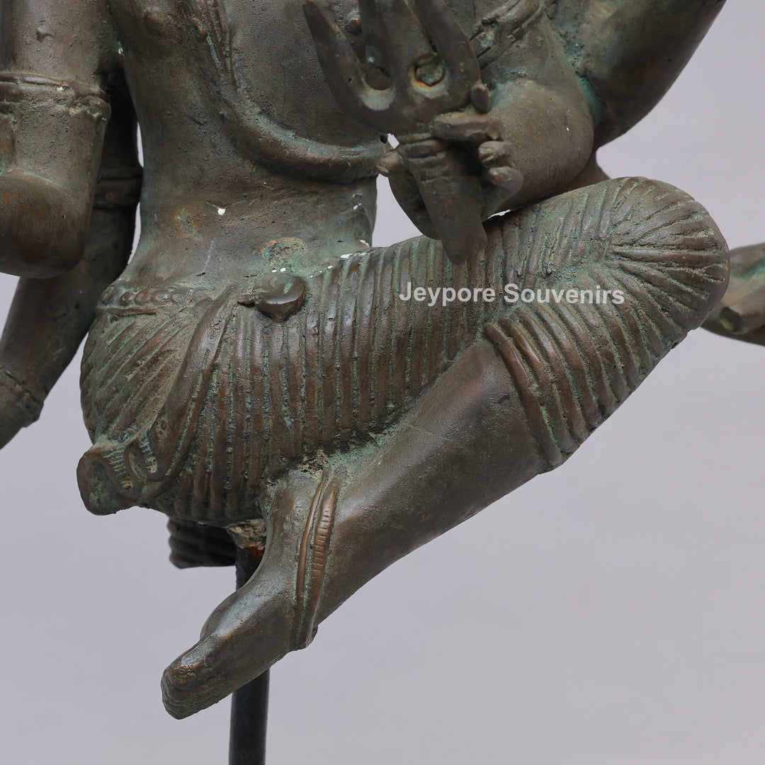 Handcrafted Dancing Brass Shiva Sculpture