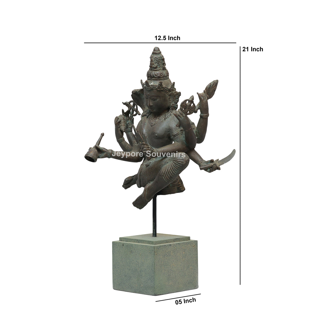 Handcrafted Dancing Brass Shiva Sculpture