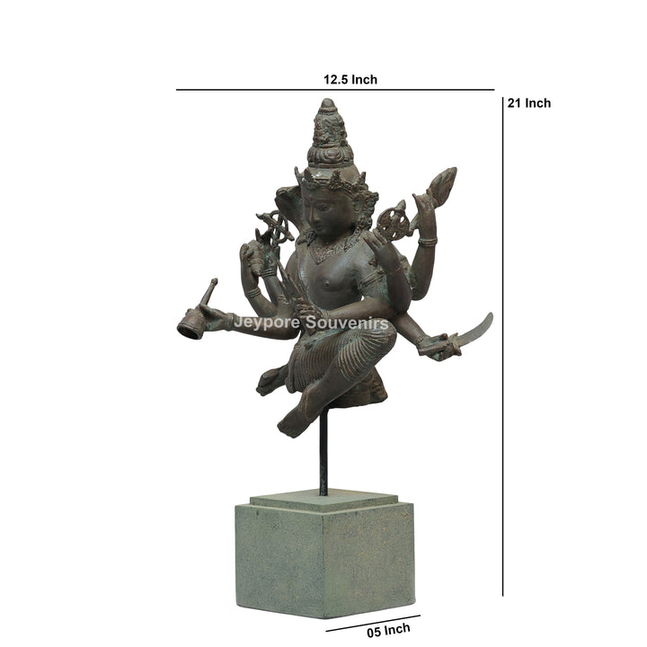 Handcrafted Dancing Brass Shiva Sculpture