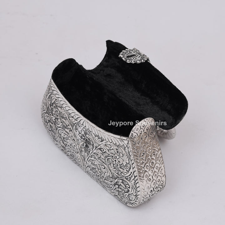 Silver Polished Handcrafted Vintage Purse