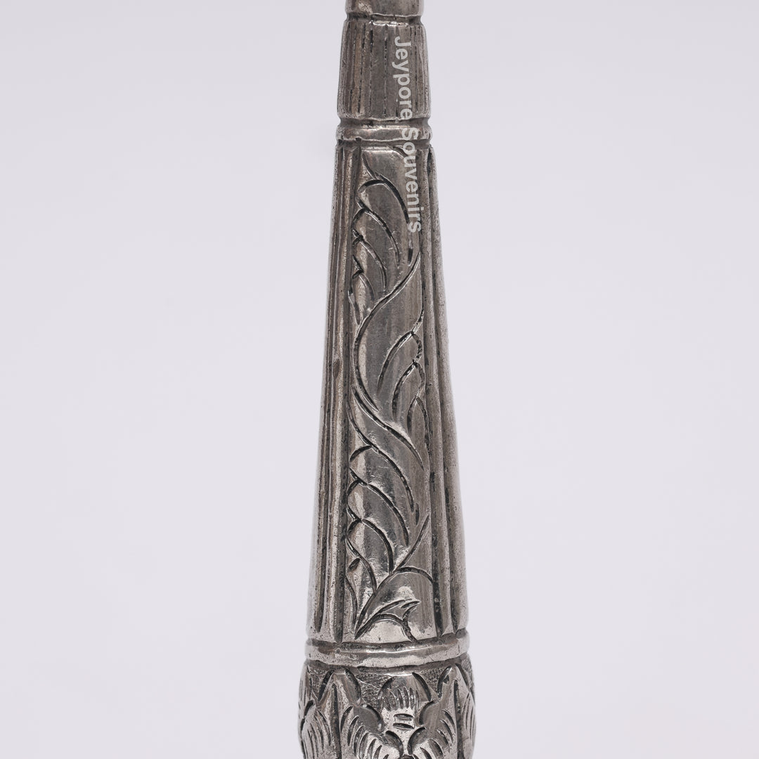 Handcrafted Antique-Style Silver Polished Rose Water Sprinkler