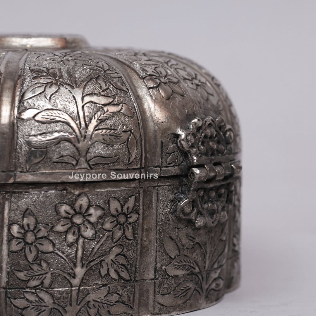 Handcrafted Silver Polished Multipurpose Storage Box