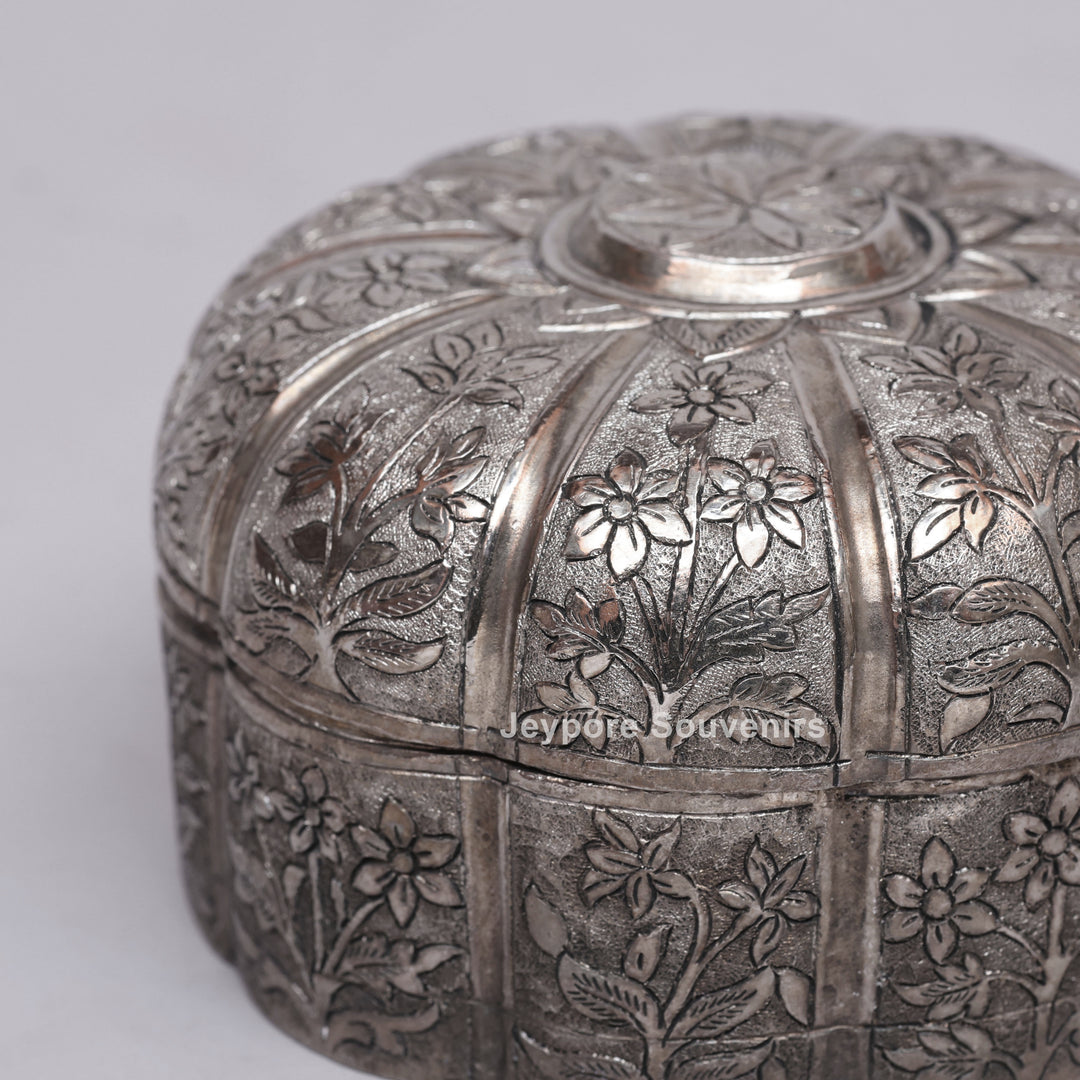 Handcrafted Silver Polished Multipurpose Storage Box