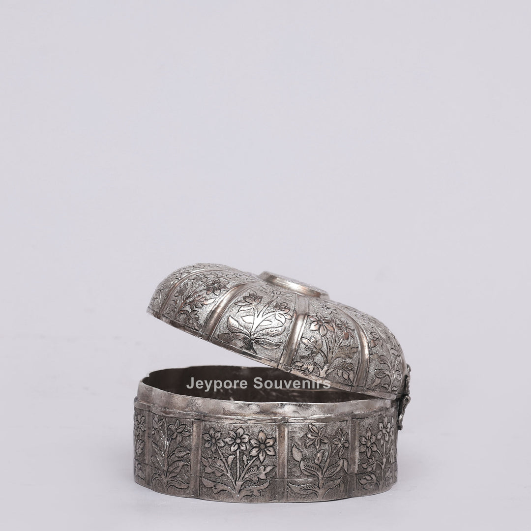 Handcrafted Silver Polished Multipurpose Storage Box