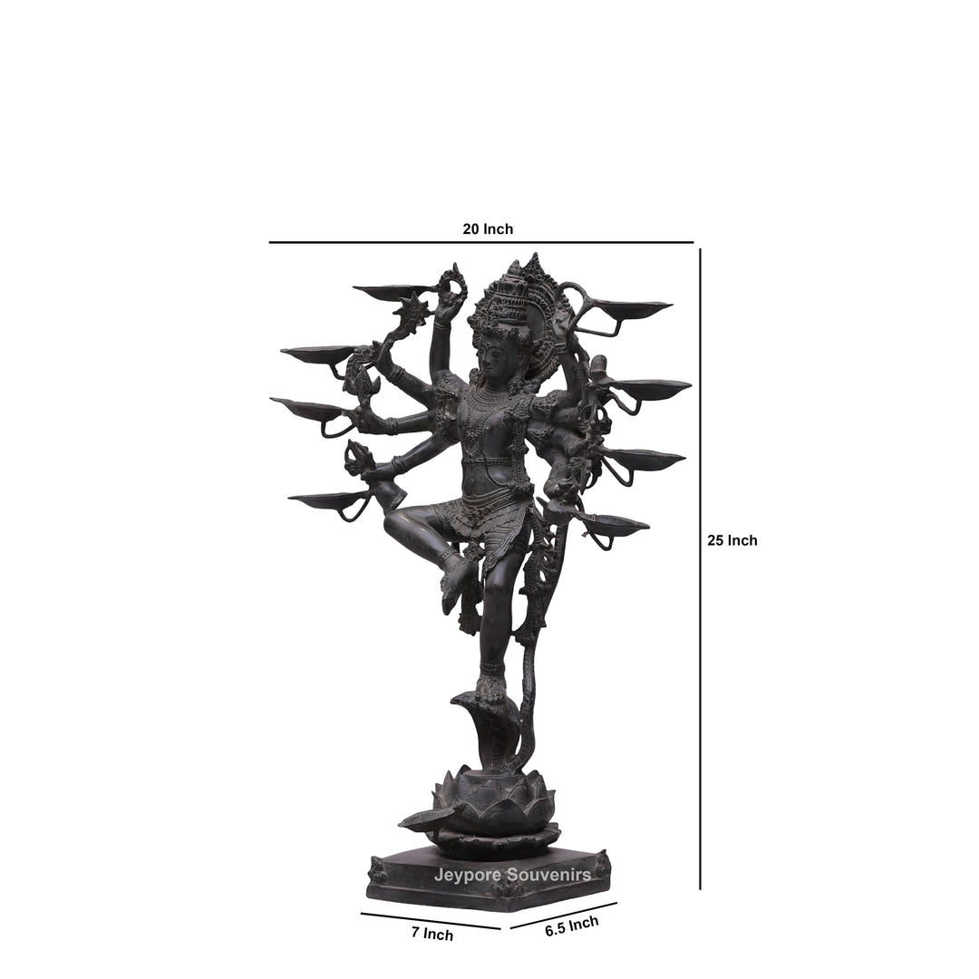 Tandava Lord Shiva Nataraja Bronze Sculpture