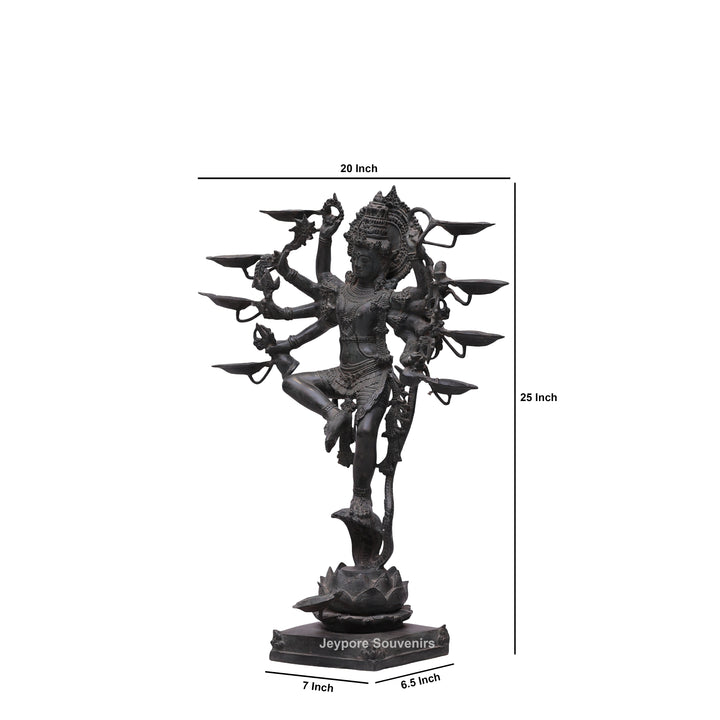 Tandava Lord Shiva Nataraja Bronze Sculpture