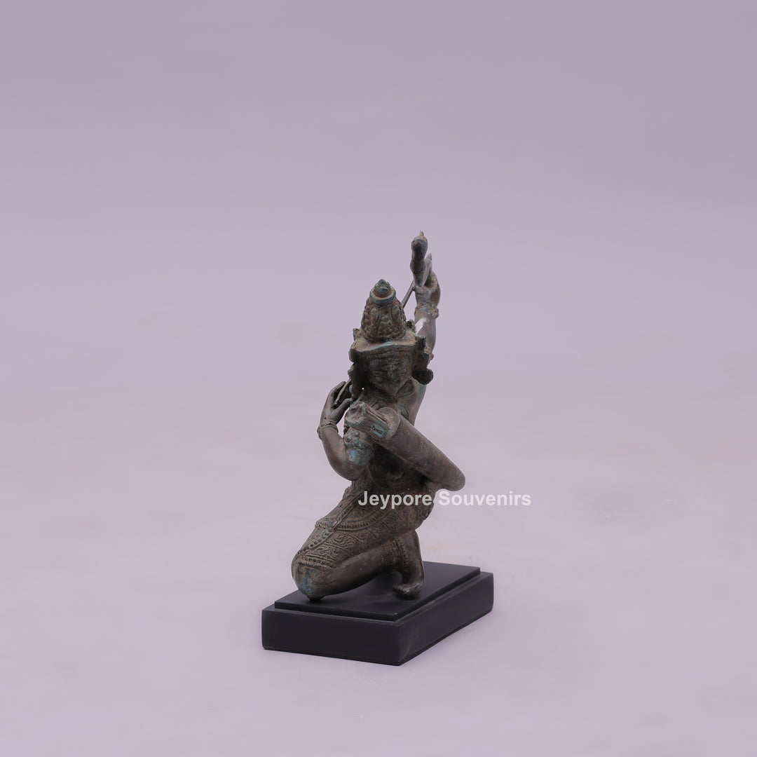 Lord Rama As A Master Archer - Bronze Sculpture