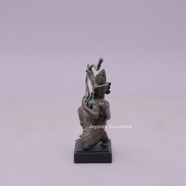 Lord Rama As A Master Archer - Bronze Sculpture