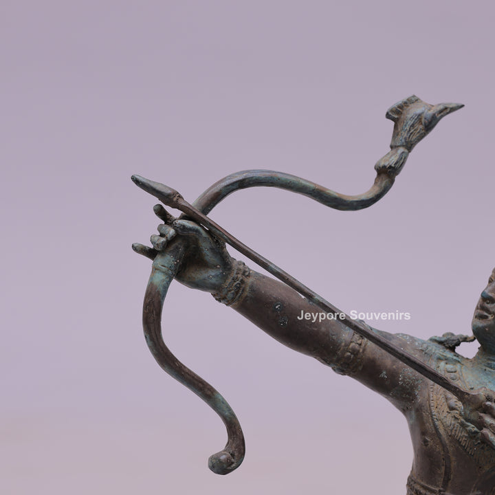 Lord Rama As A Master Archer - Bronze Sculpture