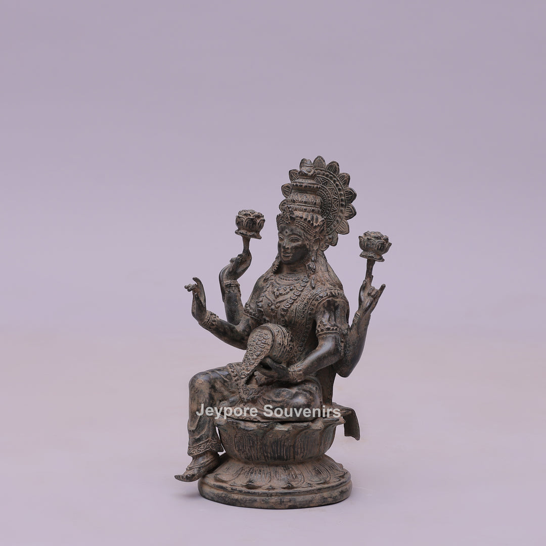 Goddess Lakshmi Bronze Statue