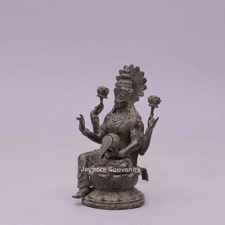 Goddess Lakshmi Bronze Statue