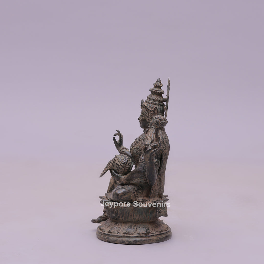 Goddess Lakshmi Bronze Statue