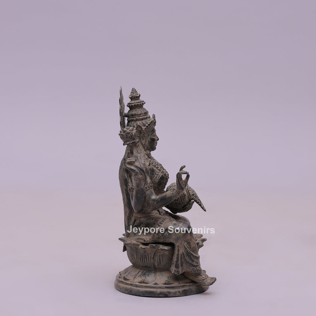 Goddess Lakshmi Bronze Statue